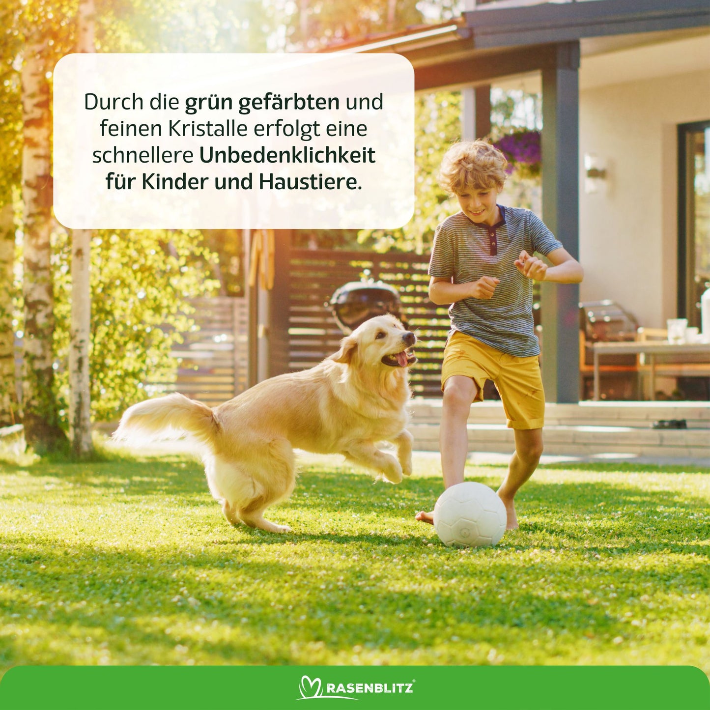 RASENBLITZ™ - SOMMERDÜNGER STARTER SET 1L + UNKRAUTSCHRECK