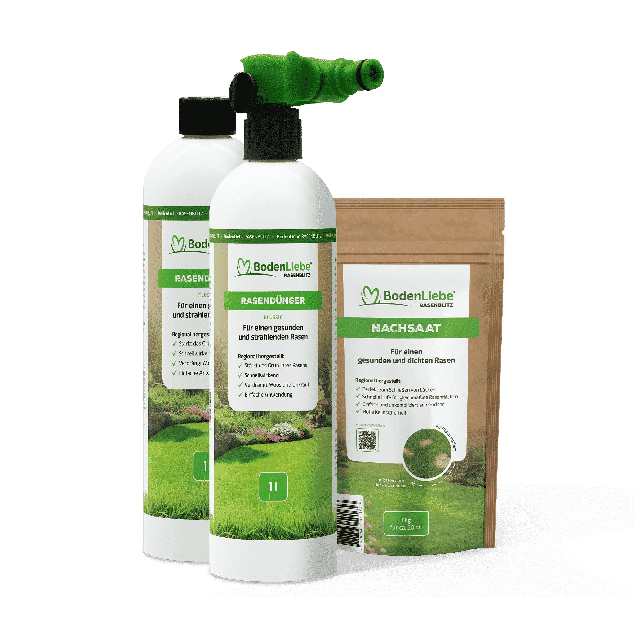 2L für 100-200m² inkl. 1kg NACHSAAT