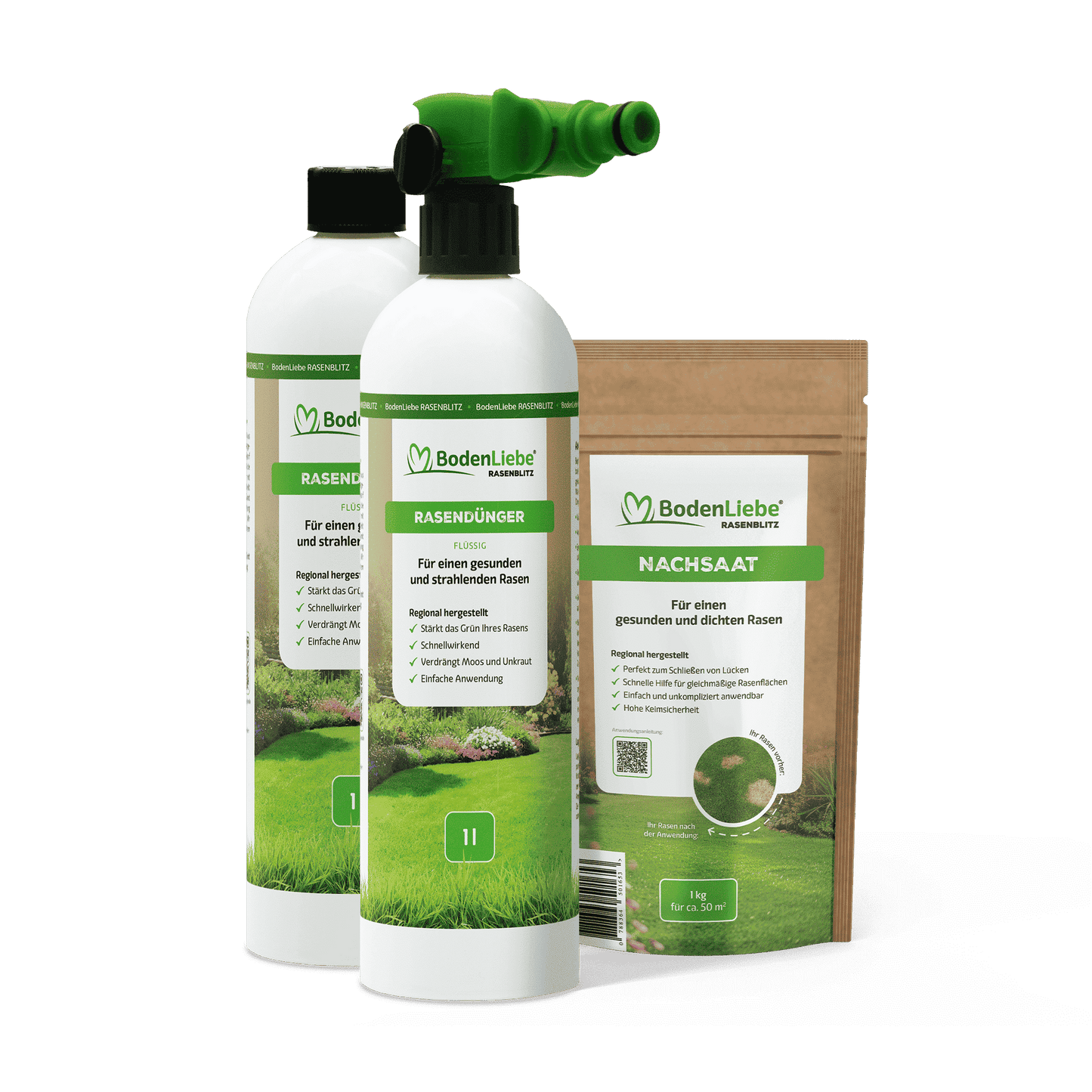 RASENBLITZ™ - RASENRETTER GANZJAHRESDÜNGER SET