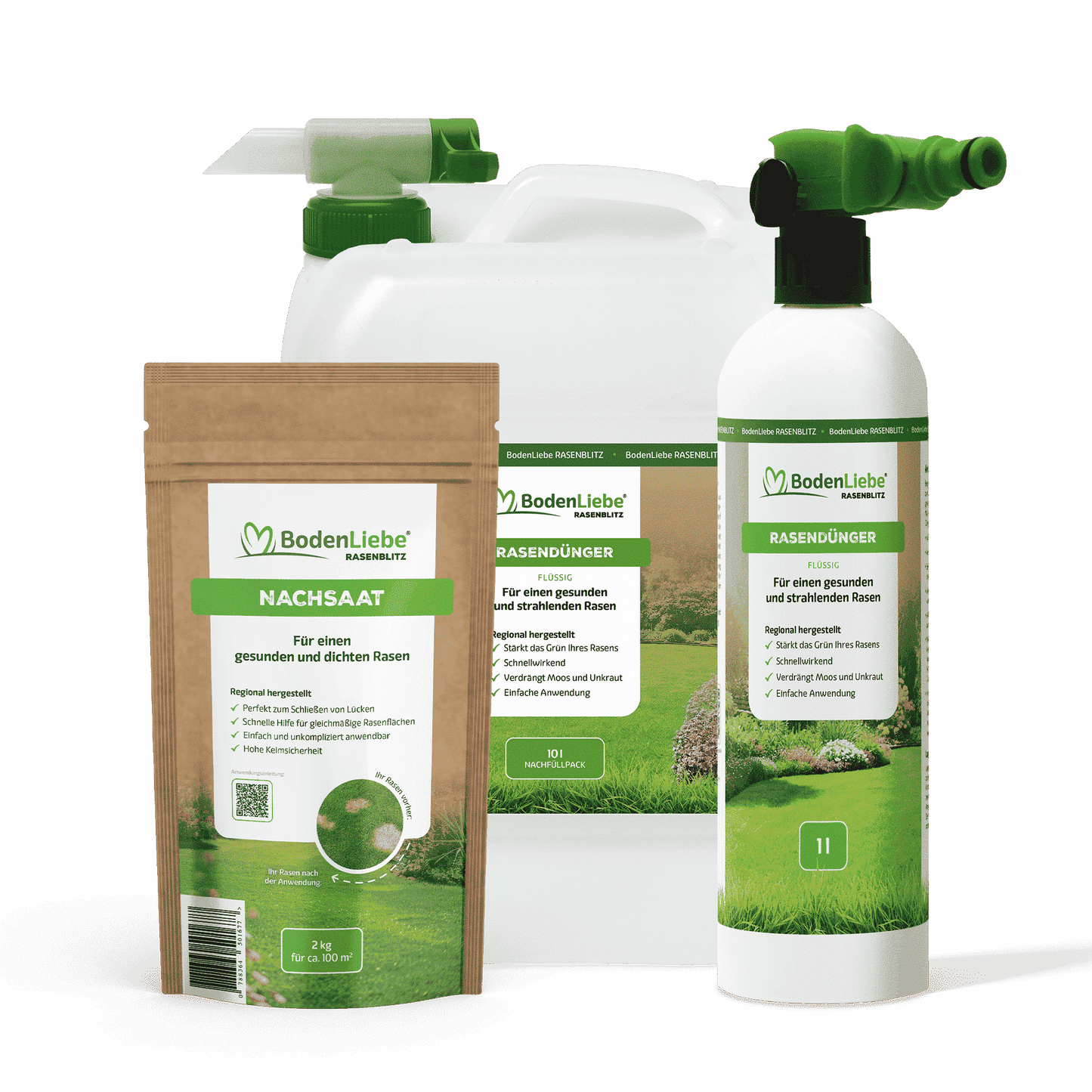 RASENBLITZ™ - RASENRETTER GANZJAHRESDÜNGER SET