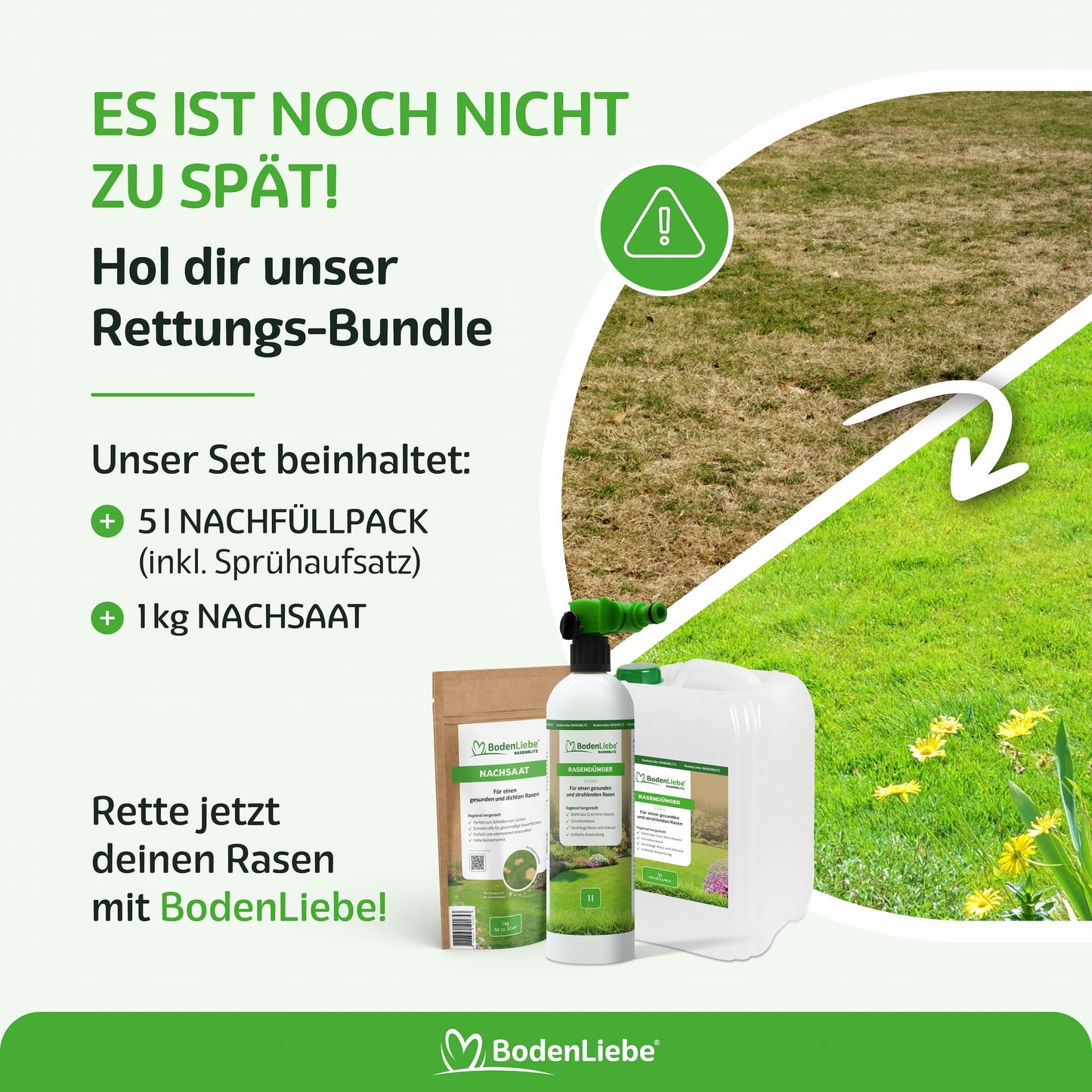 RASENBLITZ™ - RASENRETTER GANZJAHRESDÜNGER SET