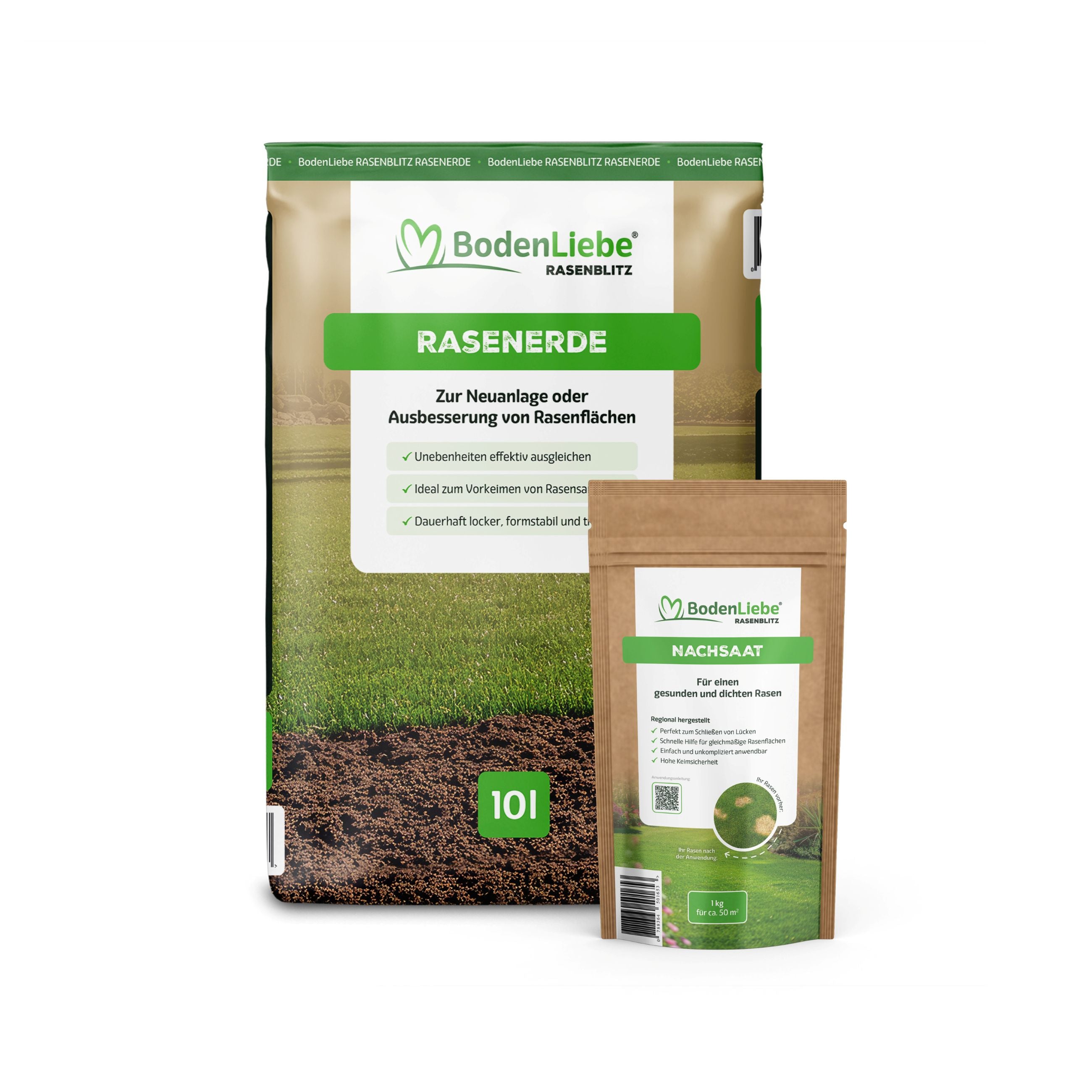 10L RASENERDE + 1 KG NACHSAAT