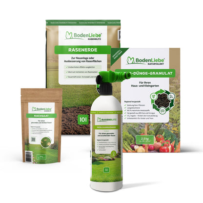 RASENBLITZ™ - FRÜHJAHRSDÜNGER STARTER SET 1L + NATURTALENT
