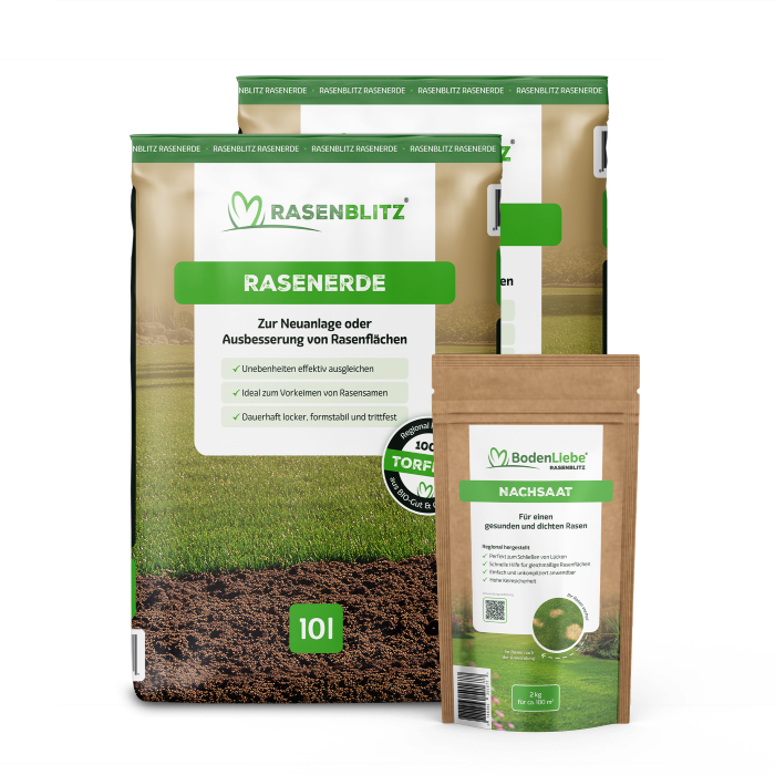 20L RASENERDE + 2 KG NACHSAAT