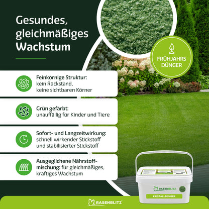 RASENBLITZ KRISTALLDÜNGER FRÜHJAHRS SET