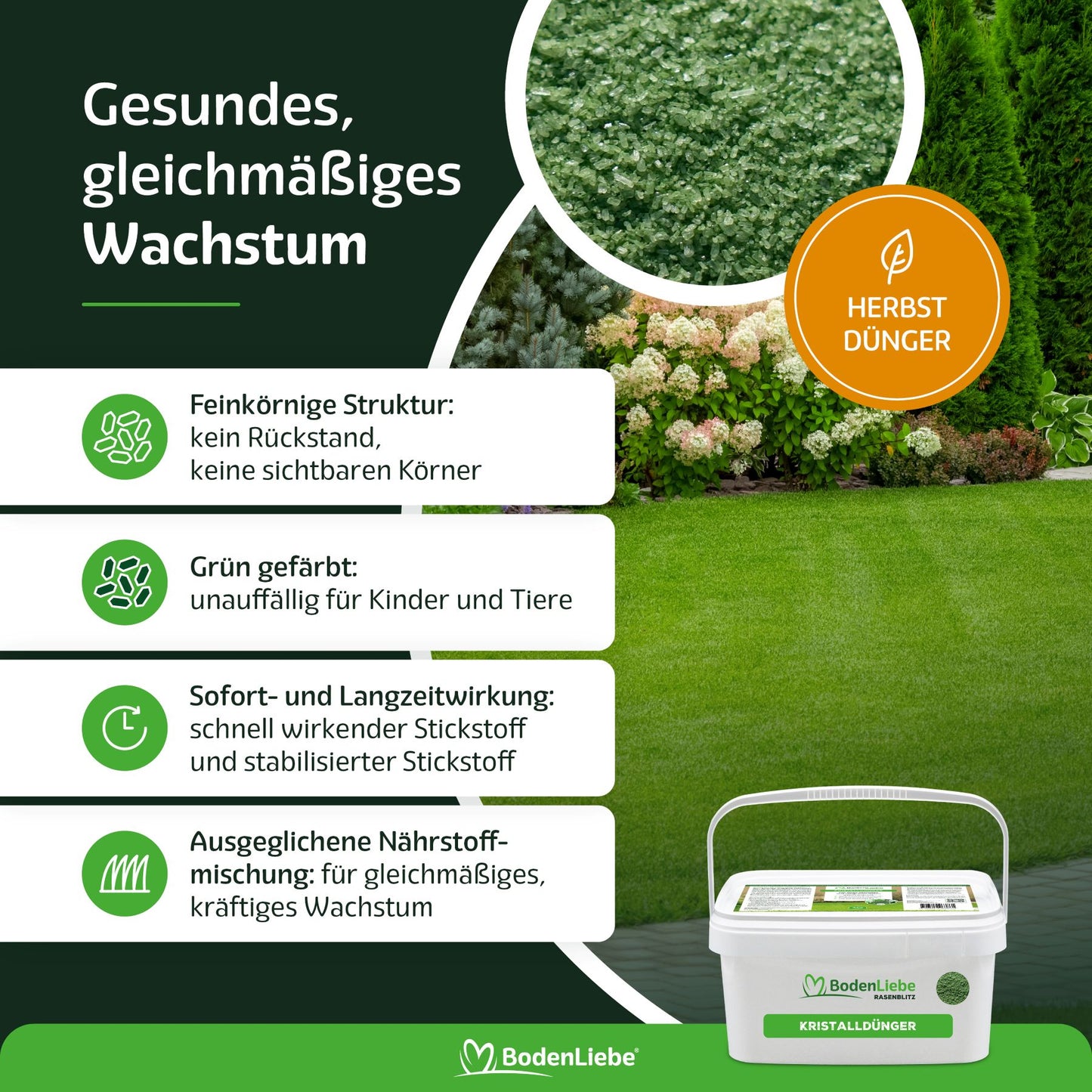 RASENBLITZ KRISTALLDÜNGER HERBST