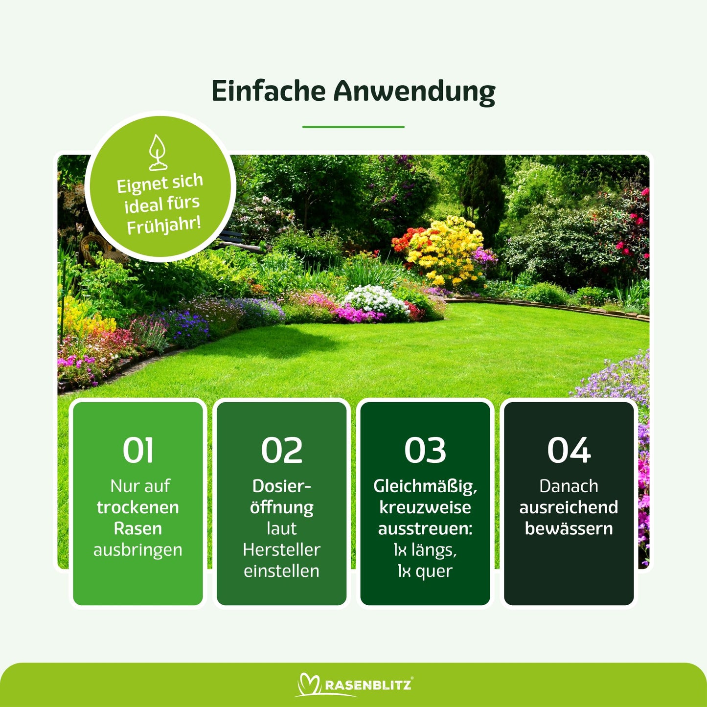 RASENBLITZ KRISTALLDÜNGER FRÜHJAHRS SET