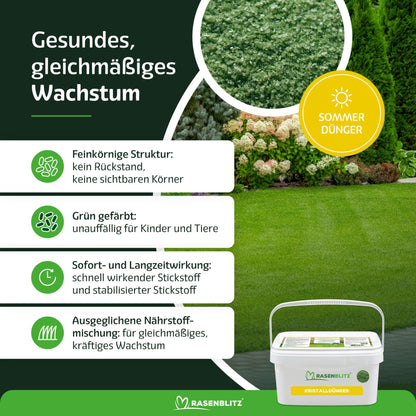 RASENBLITZ KRISTALLDÜNGER SOMMER