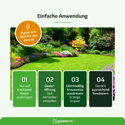 RASENBLITZ KRISTALLDÜNGER HERBST SET