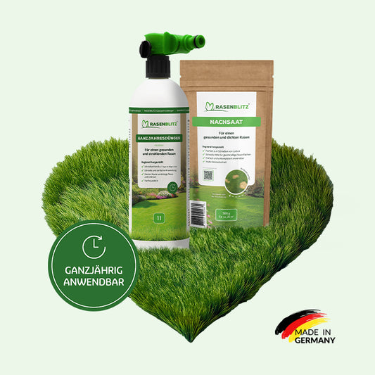 RASENBLITZ™ - RASENRETTER GANZJAHRESDÜNGER SET